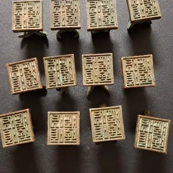 [BUNJANG] Bronze Zodiac Seal Set / 십이간지 청동 인장
