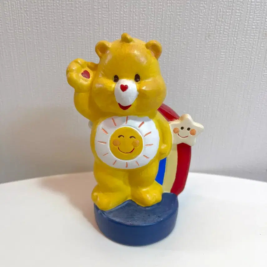 [BUNJANG] Care Bears Ceramic Figurines Set of 5 / 빈티지 케어베어 세라믹 피규어 5개 세트 일괄