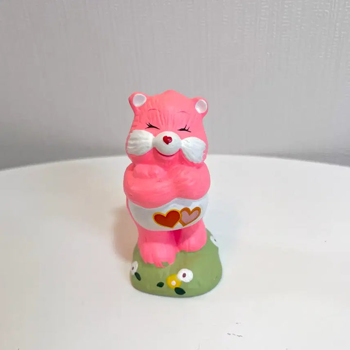 [BUNJANG] Care Bears Ceramic Figurines Set of 5 / 빈티지 케어베어 세라믹 피규어 5개 세트 일괄
