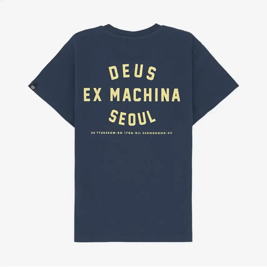 [SOLD OUT] W 데우스 엑스 마키나 반팔 네이비
