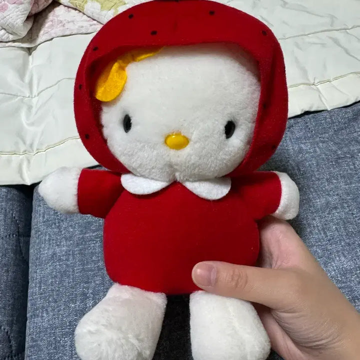 [BUNJANG] Hello Kitty Strawberry Doll / 헬로키티 딸기 인형 판매중