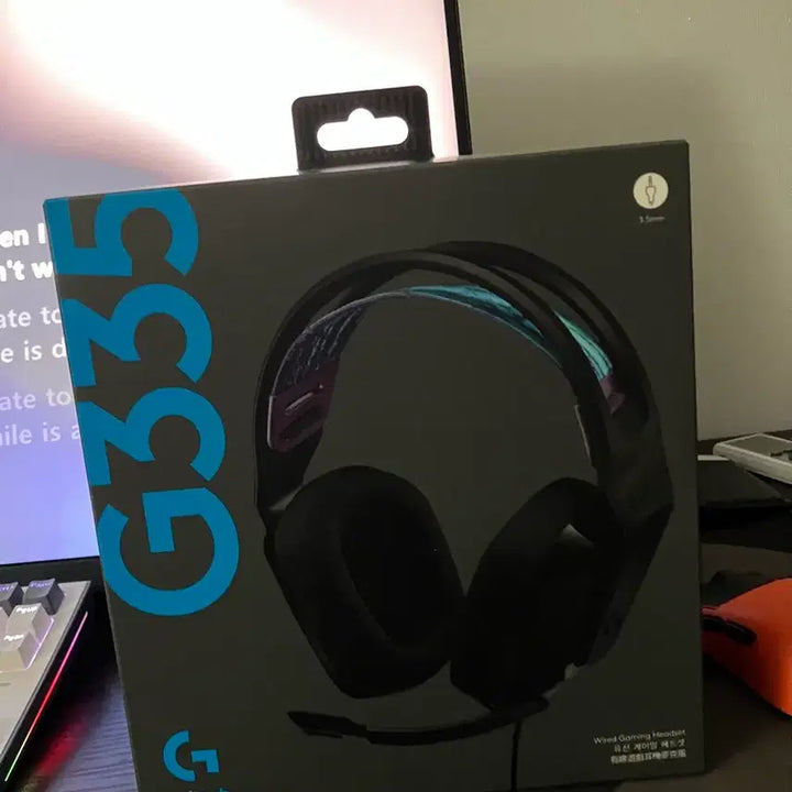 [BUNJANG] Logitech G335 Wired Gaming Headset / 로지텍g335 유선 게이밍 헤드셋 새상품 판매/교신