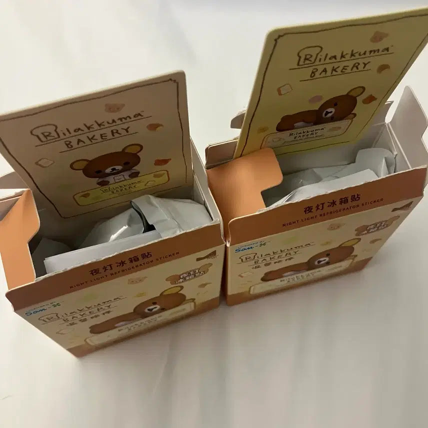[BUNJANG] Rilakkuma Bakery Mood Lamp Magnet Set / 리락쿠마 베이커리 무드등 마그넷 냉장고 자석 리락쿠마 새상품 일괄