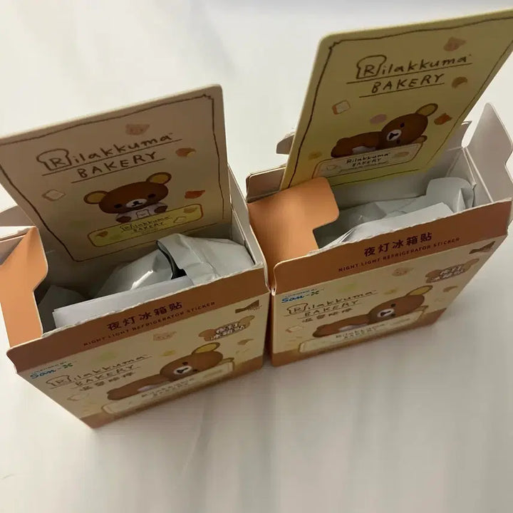 [BUNJANG] Rilakkuma Bakery Mood Lamp Magnet Set / 리락쿠마 베이커리 무드등 마그넷 냉장고 자석 리락쿠마 새상품 일괄
