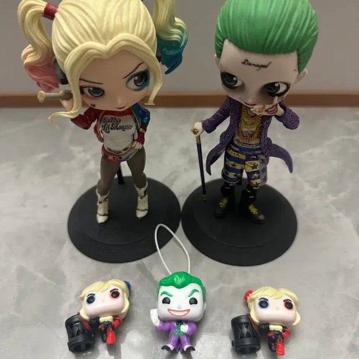 [BUNJANG] Banpresto Q Posket Suicide Squad Joker &amp; Harley Quinn Figures / 반프레스토 큐포스켓 수어사이드 스쿼드 조커+할리퀸