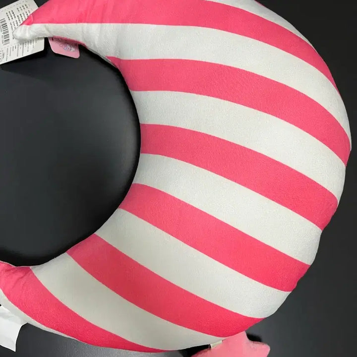 [BUNJANG] Hello Kitty "Dal Cushion" Pink Striped Cushion / 키티쿠션 키티 달쿠션