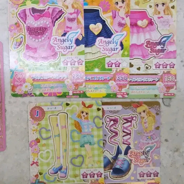 [BUNJANG] Aikatsu! I am Star! Student ID IC Card Set / 아이카츠 아이엠스타 카드 일괄 노말 5장 프레 스쿨룩 스타라이트 이치고 라임이 엔젤리 슈가