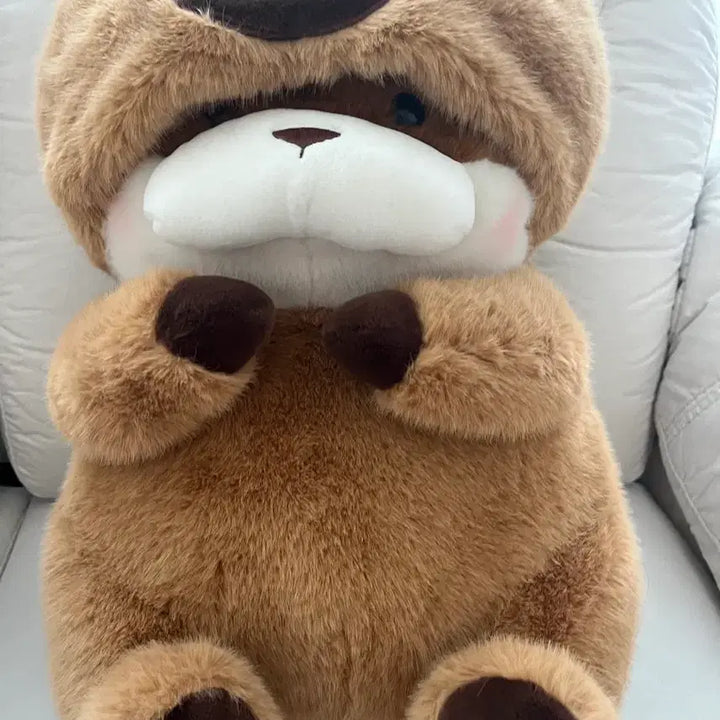 [BUNJANG] Uso Uso-chan Large Dark Brown Plush 45cm / 속았지 우소우소짱 다크브라운 대형인형 45cm 우소인형