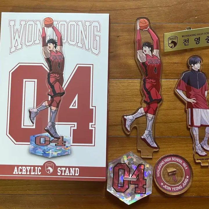 [BUNJANG] Garbage Time Jeon Young-joong Acrylic Stand &amp; Name Tag Bundle / 가비지타임 전영중 아크릴스탠드 명찰 일괄