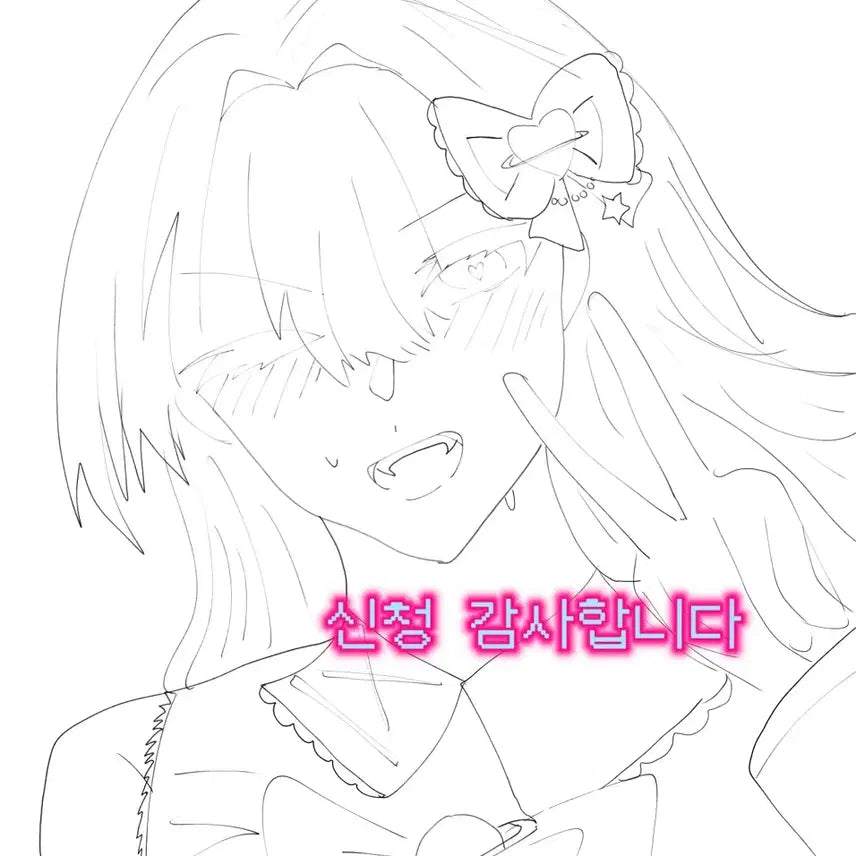 [BUNJANG] Custom Anime Style Character Art Commission - Female Characters &amp; Waifus - Quick Turnaround / 무료커미션ㅣ ~선착 6명~ 6/6 0702 재시작~