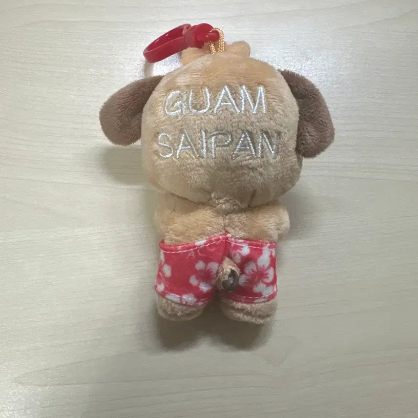 [BUNJANG] Pochacco Hawaiian Shirt Guitar Plush Charm / 하와이 포챠코 인형 정품