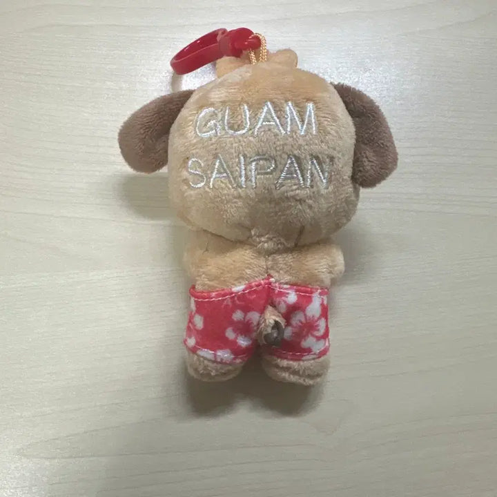 [BUNJANG] Pochacco Hawaiian Shirt Guitar Plush Charm / 괌 포챠코 인형 정품