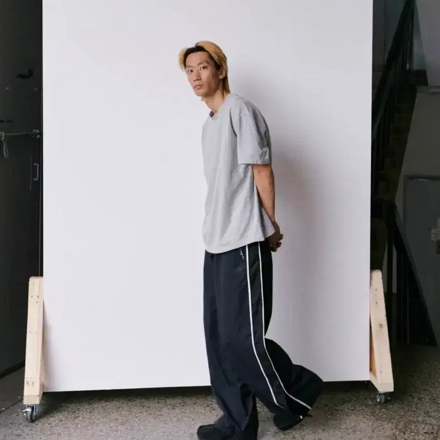 [BUNJANG] Polilu 1011 Track Pants Dark Navy / 2)폴리테루 1011트랙팬츠 닼네