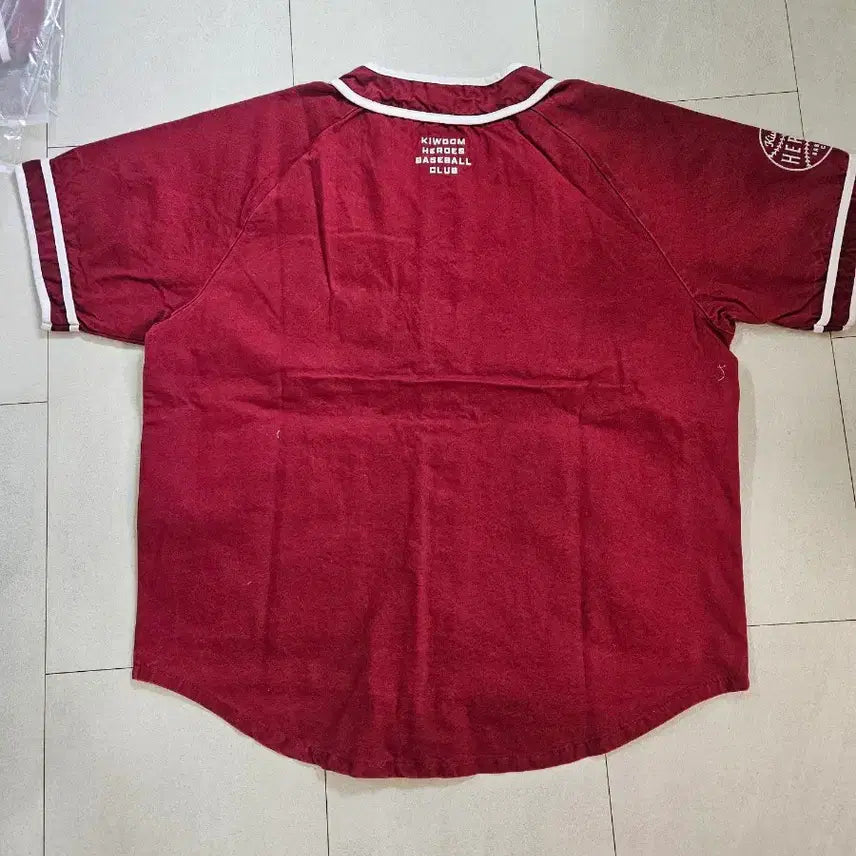 [BUNJANG] Musinsa x Kiwoom Heroes 2025 Burgundy Baseball Jersey XL / XL 무신사 x 키움히어로즈 25 버건디 유니폼 야구복
