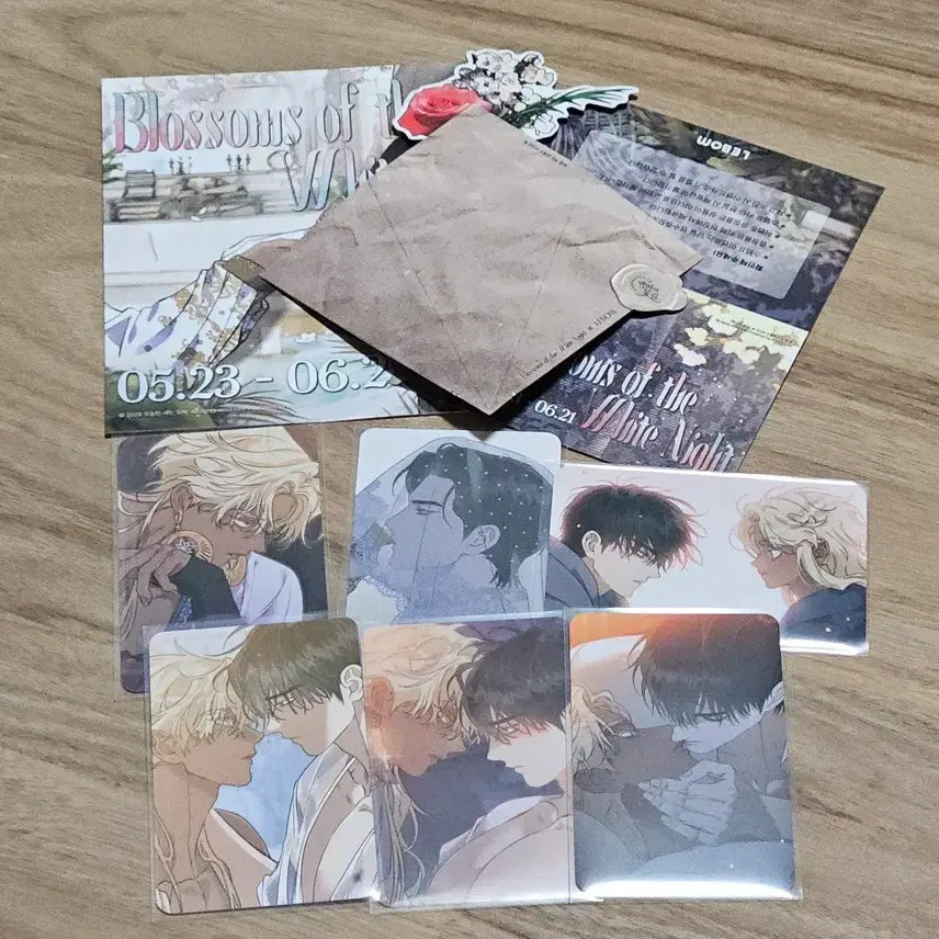 [SOLD OUT] 백야의 꽃길 레봄 특전 포카 입특 일괄