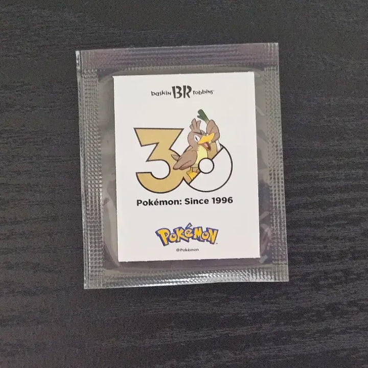 [SOLD OUT] 교환) 미개봉 배스킨라빈스 30주년 로고 포켓몬 스티커 파오리