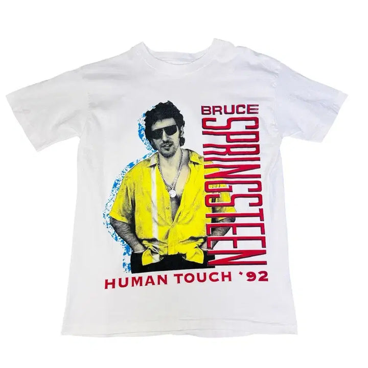 [BUNJANG] Vintage 90s Bruce Springsteen Human Touch Tour T-Shirt L / 빈티지 90s 브루스스프링스틴 BRUCE SPRINGSTEEN 투어티 L