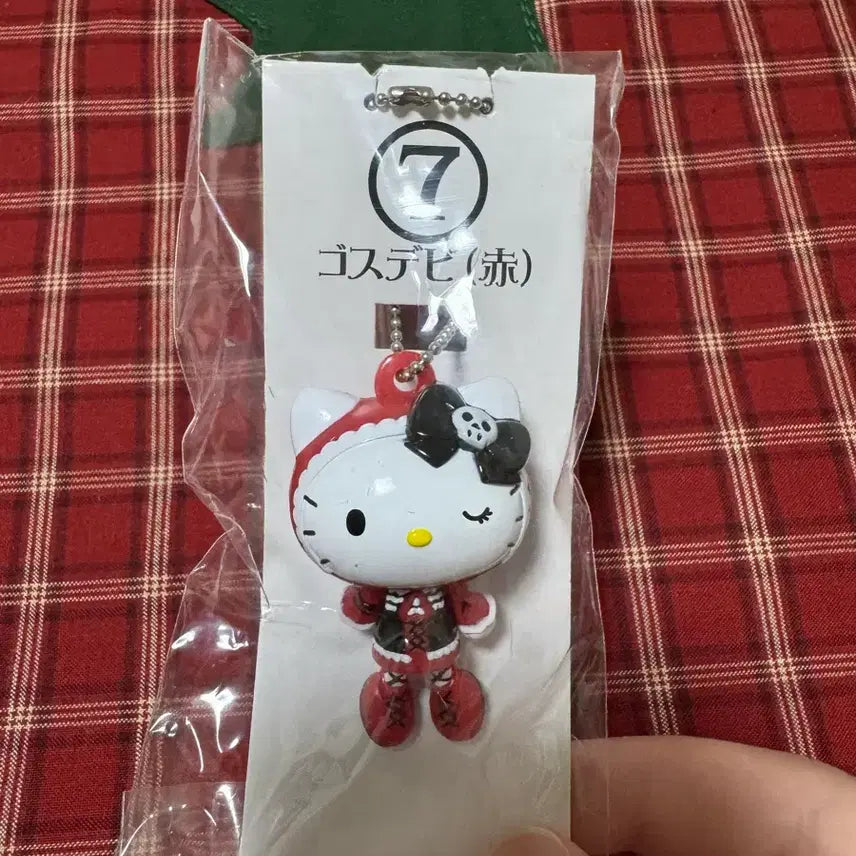 [BUNJANG] Vintage Hello Kitty Red Keyring / 고전 헬로키티 빨강 키티 키링 판매중 새상품