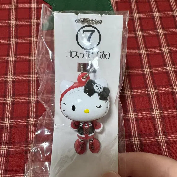 [BUNJANG] Vintage Hello Kitty Red Keyring / 고전 헬로키티 빨강 키티 키링 판매중 새상품