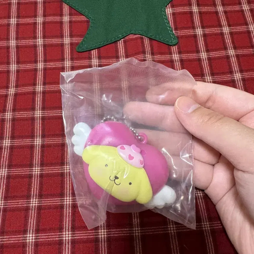 [SOLD OUT] 폼폼푸린 하트 천사 키링 새상품 미개봉 판매중