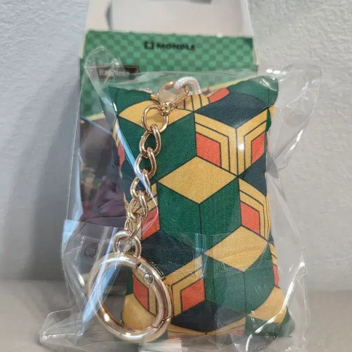 [BUNJANG] Demon Slayer Giyu Printing Cushion Keychain / 귀멸의 칼날 기유 프리팅쿠션 키링