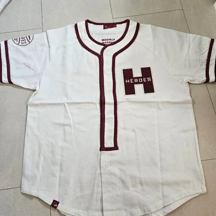 [BUNJANG] Musinsa x Kiwoom Heroes 2025 White Baseball Jersey / S 무신사 x 키움히어로즈 25 화이트 유니폼 야구복
