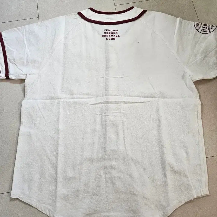 [BUNJANG] Musinsa x Kiwoom Heroes 2025 White Baseball Jersey / S 무신사 x 키움히어로즈 25 화이트 유니폼 야구복