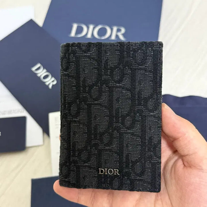 [BUNJANG] Dior Oblique Organizer Card Holder Black / (새상품급)디올 오블리크 오거나이저 카드지갑 블랙