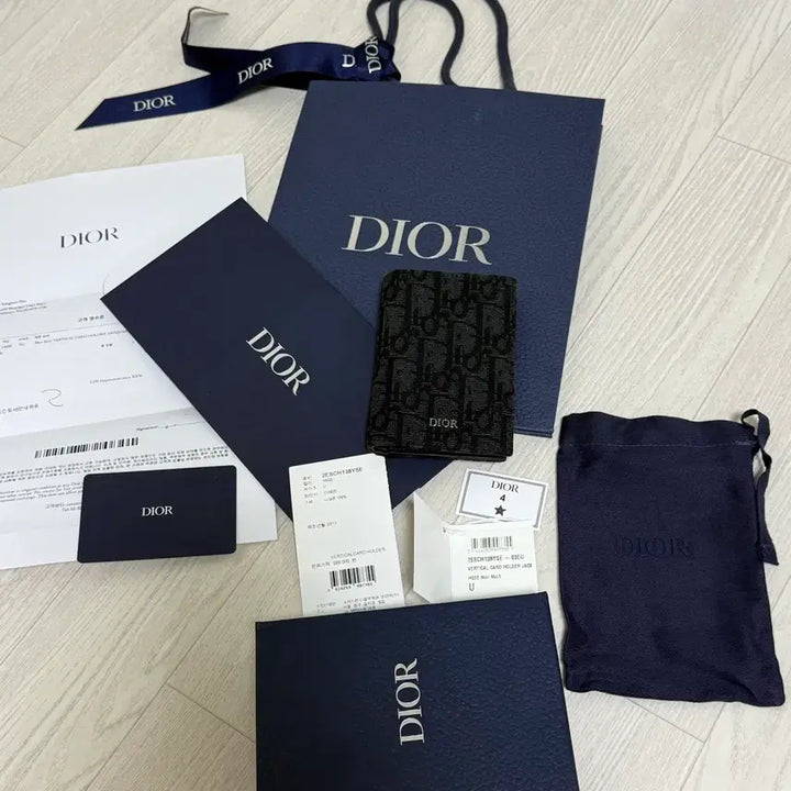 [BUNJANG] Dior Oblique Organizer Card Holder Black / (새상품급)디올 오블리크 오거나이저 카드지갑 블랙