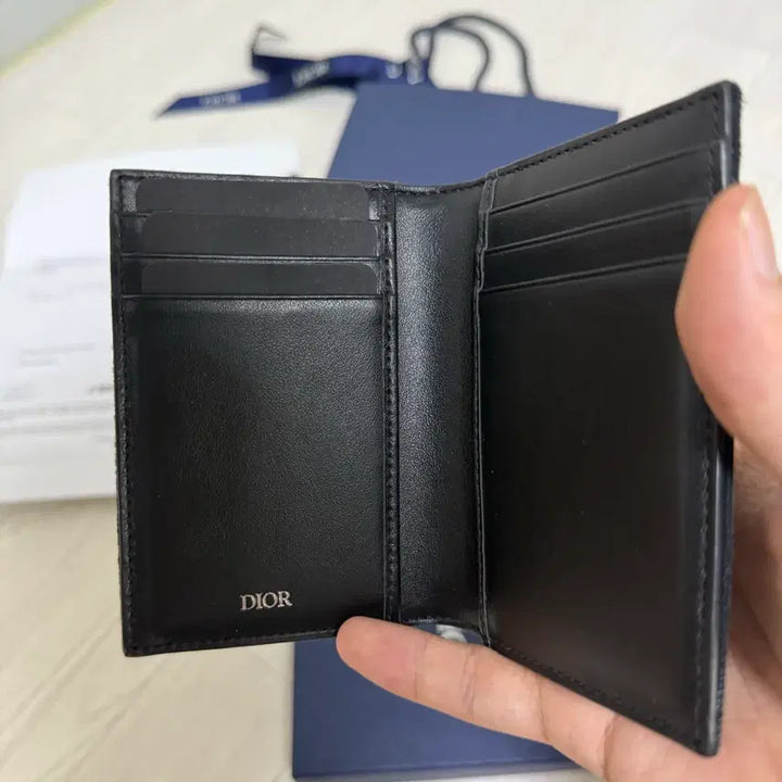 [BUNJANG] Dior Oblique Organizer Card Holder Black / (새상품급)디올 오블리크 오거나이저 카드지갑 블랙