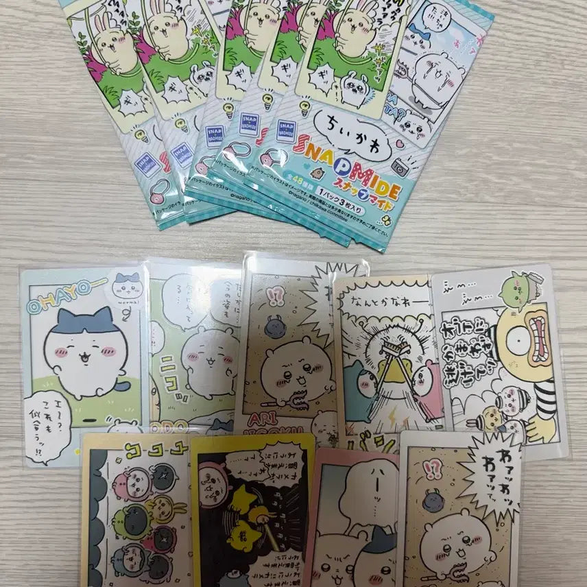 [BUNJANG] Chiikawa "Monjiwi" Snap Maid Card Bundle Set / [일괄] 치이카와 먼작귀 스냅마이드 카드