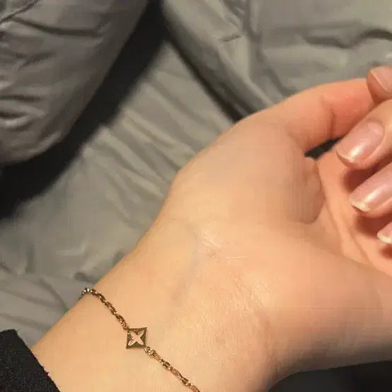 [BUNJANG] 14K Rose Gold Thread Bracelet / 14k 실팔찌 로즈골드 (각인0)