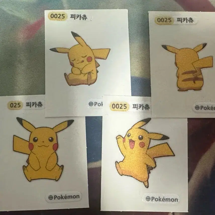 [BUNJANG] Pokemon Stickers Bundle Set / 포캣몬 띠부띠부실 판매합니다(일괄)