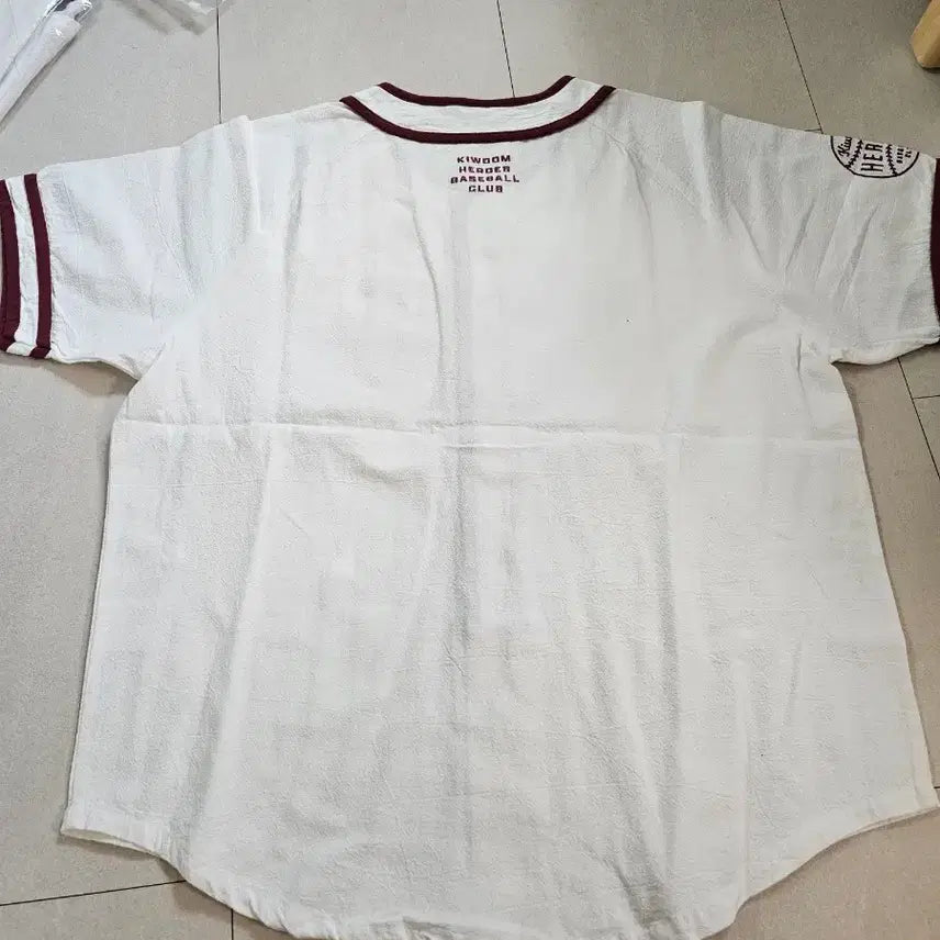 [BUNJANG] Musinsa x Kiwoom Heroes 2025 White Baseball Jersey / L 무신사 x 키움히어로즈 25 화이트 유니폼 야구복