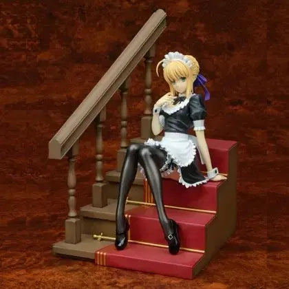 [BUNJANG] Fate/stay night Saber Plumage Hollow/Ataraxia Figure / 페이트스테이나이트 세이버 플럼메이드 할로우아타락시아 피규어고전미소녀페그오