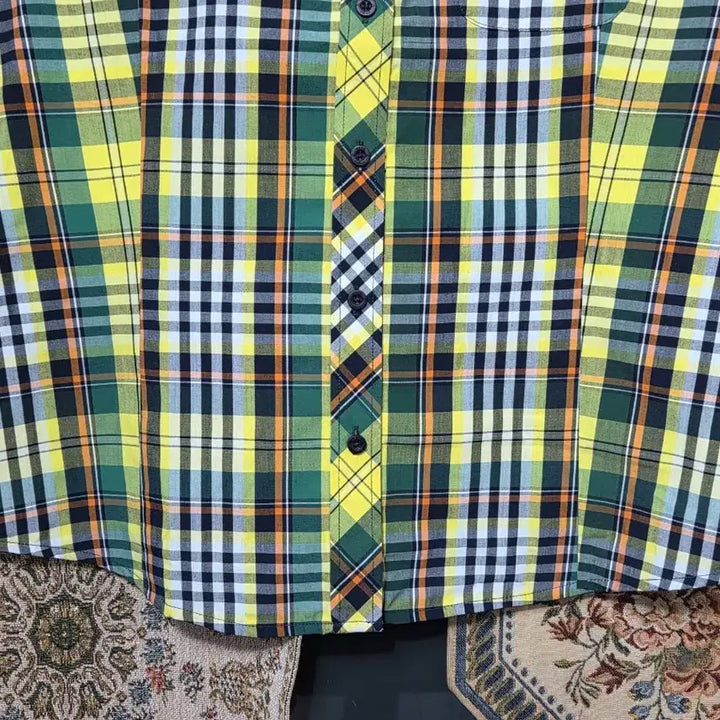 [BUNJANG] Nepa Checkered Hiking Shirt / 95여 네파 체크 등산 셔츠 상태A
