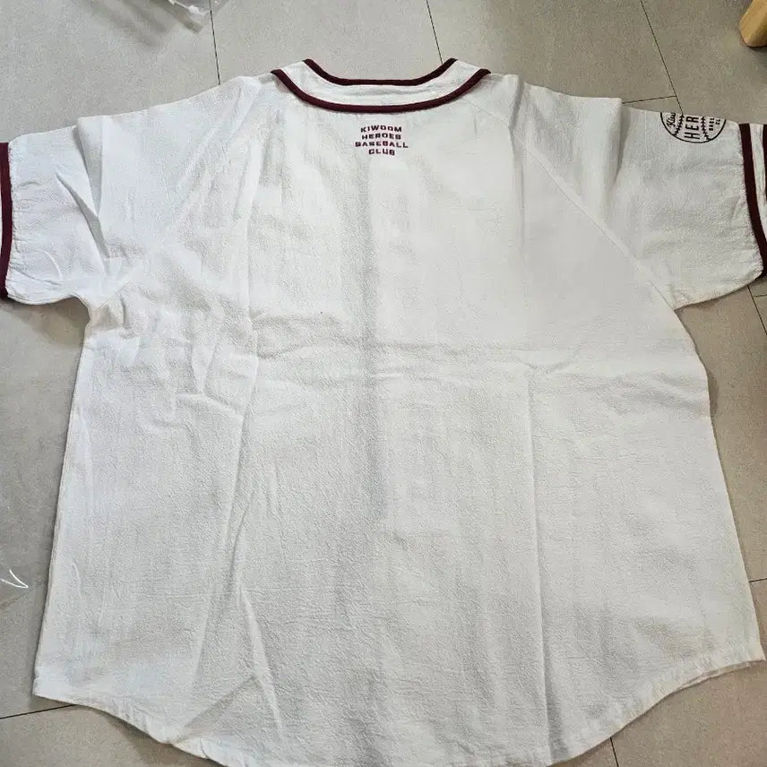 [BUNJANG] Musinsa x Kiwoom Heroes 25 White Baseball Jersey (2XL) / 2XL 무신사 x 키움히어로즈 25 화이트 유니폼 야구복