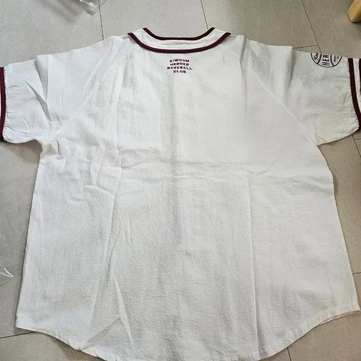 [BUNJANG] Musinsa x Kiwoom Heroes 25 White Baseball Jersey (2XL) / 2XL 무신사 x 키움히어로즈 25 화이트 유니폼 야구복