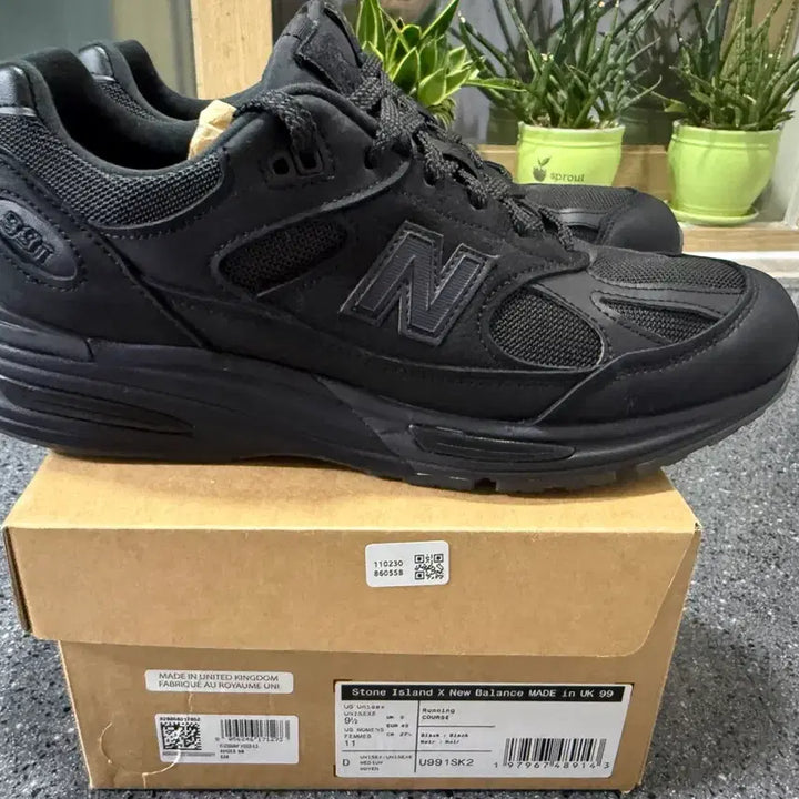 [BUNJANG] New Balance x Stone Island 991v2 Made in UK Black / 뉴발란스 x 스톤 아일랜드 991v2 메이드 인 UK 블랙 275