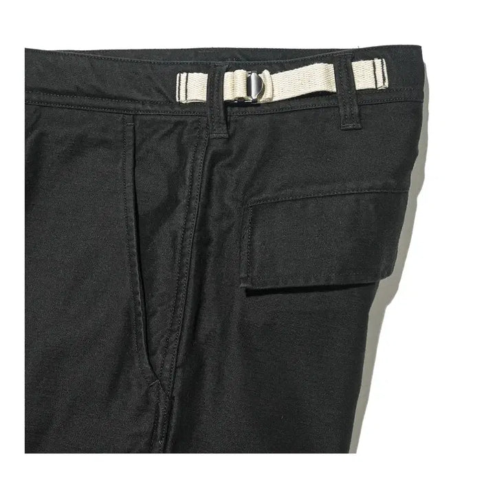 [BUNJANG] Ourselfs Backsatin Cargo B.D.U Pants - Black / [3] 아워셀브스 백사틴 카고 B.D.U Pants - 블랙