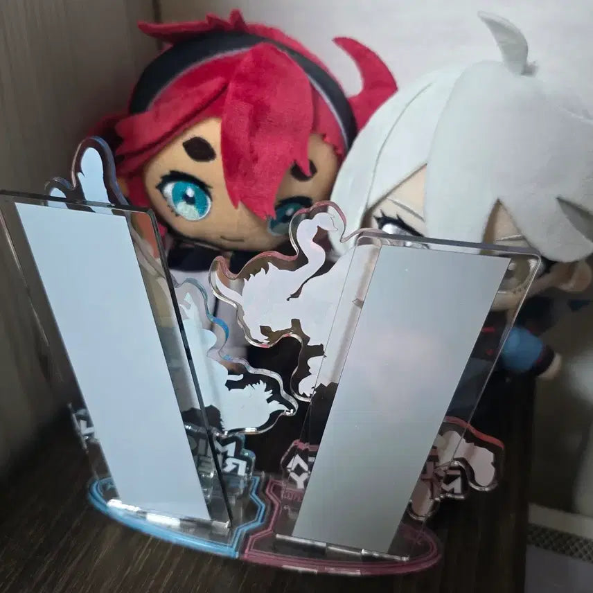[BUNJANG] Mobile Suit Gundam: The Witch from Mercury Acrylic Stand &amp; Chibi Plush Set / 건담 수성의 마녀 아크릴 스탠드 미오리네 슬레타 치비누이