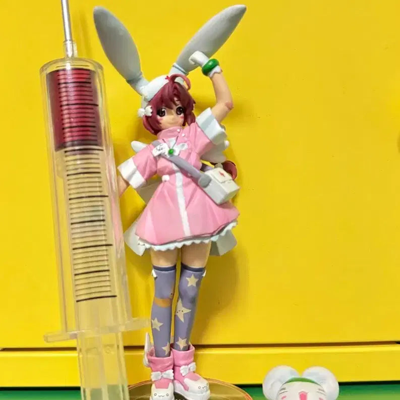 [BUNJANG] Nurse Witch Komugi Magical Carcass Komugi Syringe Figure / 고전 피규어 너스위치 매지컬 카르테 코무기 주사기 피규어