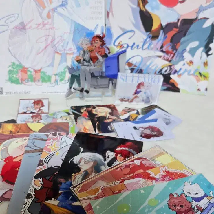[BUNJANG] Gundam: The Witch from Mercury Suletta &amp; Miorine Fan Art Goods Bundle Set / 건담 수성의 마녀 슬레타 미오리네 동인 굿즈 프박