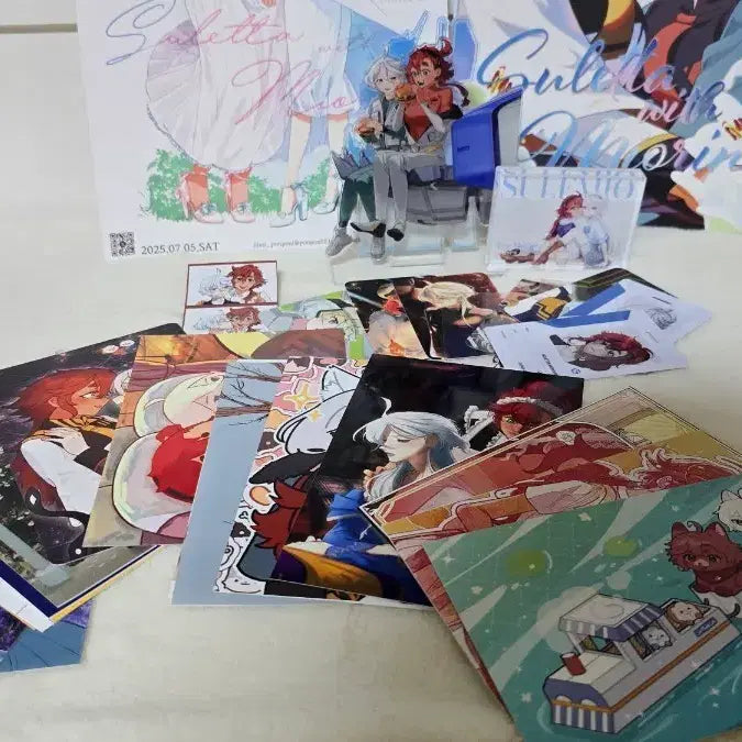 [BUNJANG] Gundam: The Witch from Mercury Suletta &amp; Miorine Fan Art Goods Bundle Set / 건담 수성의 마녀 슬레타 미오리네 동인 굿즈 프박