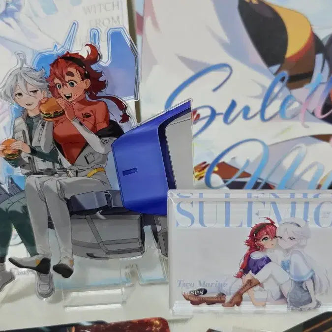[BUNJANG] Gundam: The Witch from Mercury Suletta &amp; Miorine Fan Art Goods Bundle Set / 건담 수성의 마녀 슬레타 미오리네 동인 굿즈 프박