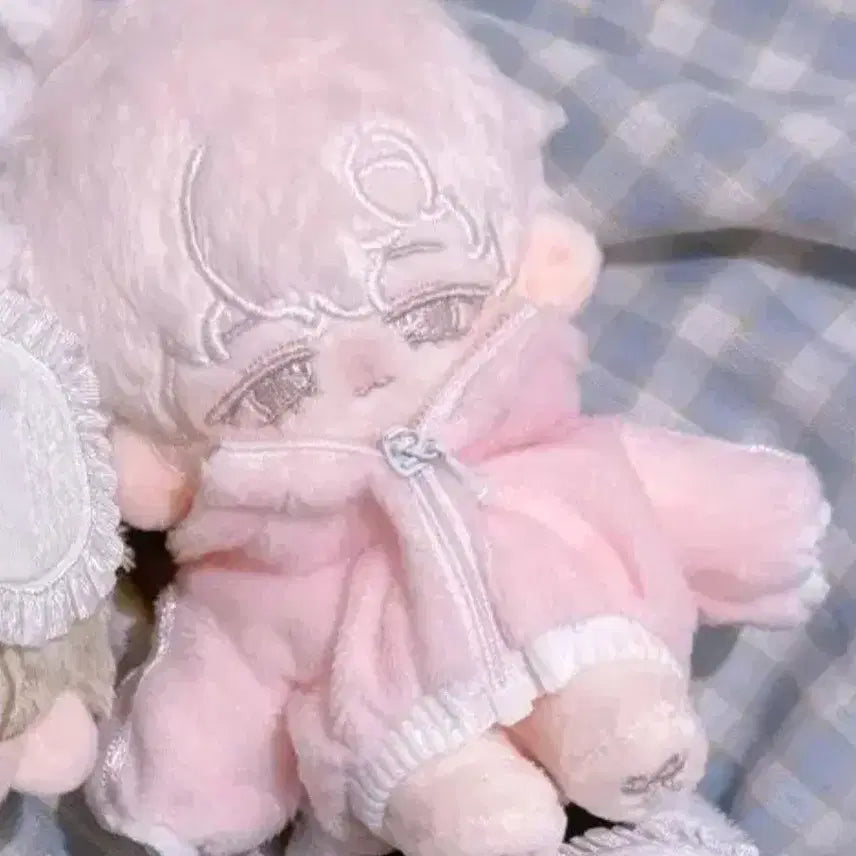 [BUNJANG] Kohei &amp; Pua Jersey 10cm Doll (Pink, Flawed) / 무속성 대만솜 아이돌 코헤이+쁘아 져지 연분홍(하자) 10cm 솜인형