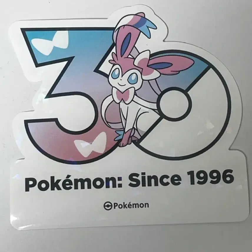 [BUNJANG] Pokemon 30th Anniversary Ninfia Sticker / 포켓몬 30주년 올영 님피아 스티커