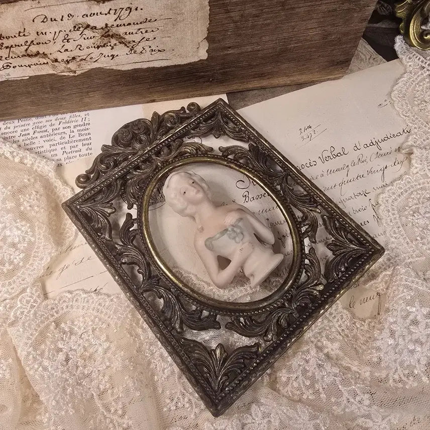 [BUNJANG] Vintage Brass Frame / 빈티지 브라스 액자 프레임 사각