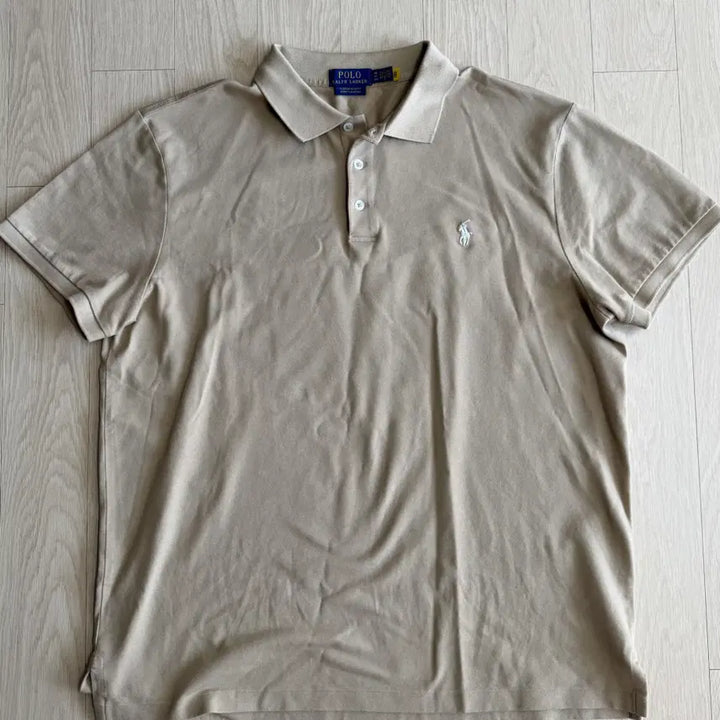 [BUNJANG] Polo Ralph Lauren Short Sleeve Polo Shirt Beige XL / [폴로 랄프로렌] 반팔 카라티셔츠 베이지 XL 사이즈