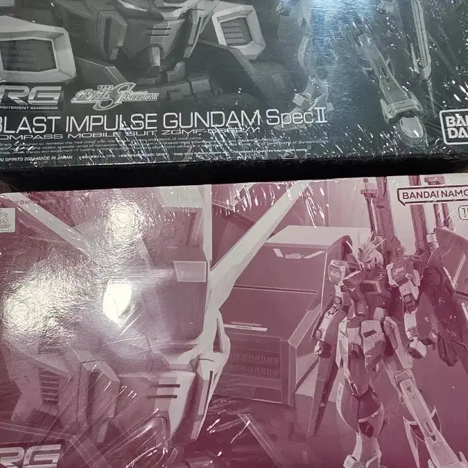 [BUNJANG] RG Blast Impulse Gundam Spec II &amp; RG Destiny Impulse Gundam Model Kit Set / RG 블러스트 임펄스 건담 SpecII / RG 데스티니 임펄스 건담